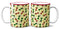 6thCross "worli red and green" printed Ceramic Tea and Coffee Mug | 11 Oz | Best Gift for Valentine Birthday  Aniiversary