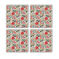 MDF Coasters  4 X 4 INCH |Beautiful Digitally Printed| Set of 4 |202 pattern
