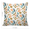 6thCross Printed  Cushion Cover with Inside Filler |ABSTRACT 1 Cushion | 12" x 12" | Best for Gift