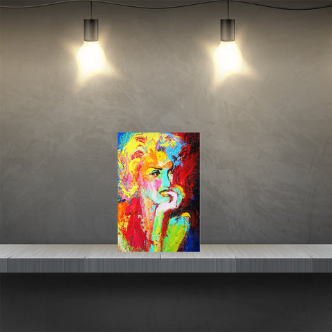 Aluminium Retro Metal Sign Wall Plates Plaque Poster Cafe Wall Art Sign Gift 12 X 8 INCH | Marylin