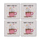 MDF Coasters  4 X 4 INCH |Beautiful Digitally Printed| Set of 4 |a good day cup pattern
