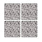 MDF Coasters  4 X 4 INCH |Beautiful Digitally Printed| Set of 4 |abcd pattern