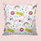 6thCross Printed  Cushion Cover with Inside Filler |abstract design 7 Cushion | 12" x 12" | Best for Gift