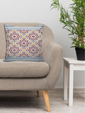 6thCross Printed  Cushion Cover with Inside Filler |abstract design 7 e Cushion | 16" x 16" | Best for Gift