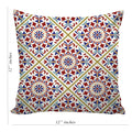 6thCross Printed  Cushion Cover with Inside Filler |abstract design 7 e Cushion | 12" x 12" | Best for Gift