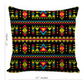 6thCross Printed  Cushion Cover with Inside Filler |abstract design 7 g Cushion | 12" x 12" | Best for Gift