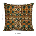 6thCross Printed  Cushion Cover with Inside Filler |abstract design 7 h Cushion | 12" x 12" | Best for Gift