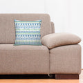 6thCross Printed  Cushion Cover with Inside Filler |abstract design 7 k Cushion | 12" x 12" | Best for Gift
