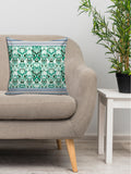 6thCross Printed  Cushion Cover with Inside Filler |abstract design 7 m Cushion | 16" x 16" | Best for Gift