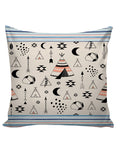 6thCross Printed  Cushion Cover with Inside Filler |abstract design 7 n q Cushion | 16" x 16" | Best for Gift