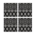 MDF Coasters  4 X 4 INCH |Beautiful Digitally Printed| Set of 4 |abstract design 7 o pattern