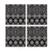 MDF Coasters  4 X 4 INCH |Beautiful Digitally Printed| Set of 4 |abstract design 7 o pattern