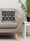 6thCross Printed  Cushion Cover with Inside Filler |abstract design 7 o Cushion | 16" x 16" | Best for Gift