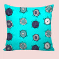 6thCross Printed  Cushion Cover with Inside Filler |abstract design 7 q Cushion | 12" x 12" | Best for Gift
