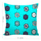 6thCross Printed  Cushion Cover with Inside Filler |abstract design 7 q Cushion | 12" x 12" | Best for Gift