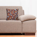 6thCross Printed  Cushion Cover with Inside Filler |abstract design 7 r Cushion | 12" x 12" | Best for Gift
