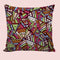 6thCross Printed  Cushion Cover with Inside Filler |abstract design 7 t Cushion | 12" x 12" | Best for Gift