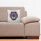 6thCross Printed  Cushion Cover with Inside Filler |abstract lion Cushion | 12" x 12" | Best for Gift