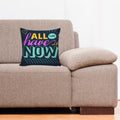 6thCross Printed  Cushion Cover with Inside Filler |all we have is Cushion | 12" x 12" | Best for Gift