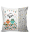 6thCross Printed  Cushion Cover with Inside Filler |all we want Cushion | 16" x 16" | Best for Gift