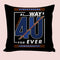 6thCross Printed  Cushion Cover with Inside Filler |always for u Cushion | 12" x 12" | Best for Gift