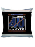 6thCross Printed  Cushion Cover with Inside Filler |always for u Cushion | 16" x 16" | Best for Gift