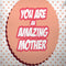 6thCross Printed  Cushion Cover with Inside Filler |amazing mother Cushion | 12" x 12" | Best for Gift