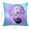 6thCross Printed  Cushion Cover with Inside Filler |aquarius Cushion | 12" x 12" | Best for Gift