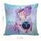 6thCross Printed  Cushion Cover with Inside Filler |aries Cushion | 12" x 12" | Best for Gift