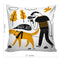 6thCross Printed  Cushion Cover with Inside Filler |artistic pattern 70cc Cushion | 12" x 12" | Best for Gift