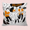 6thCross Printed  Cushion Cover with Inside Filler |artistic pattern 70e Cushion | 12" x 12" | Best for Gift