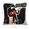 6thCross Printed  Cushion Cover with Inside Filler |artistic pattern 70ii Cushion | 12" x 12" | Best for Gift