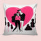 6thCross Printed  Cushion Cover with Inside Filler |artistic pattern 70j Cushion | 12" x 12" | Best for Gift