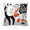 6thCross Printed  Cushion Cover with Inside Filler |artistic pattern 70jj Cushion | 12" x 12" | Best for Gift