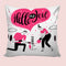 6thCross Printed  Cushion Cover with Inside Filler |artistic pattern 70k Cushion | 12" x 12" | Best for Gift