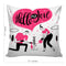6thCross Printed  Cushion Cover with Inside Filler |artistic pattern 70k Cushion | 12" x 12" | Best for Gift