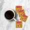 MDF Coasters  4 X 4 INCH |Beautiful Digitally Printed| Set of 4 |artistic pattern 71 pattern