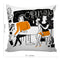 6thCross Printed  Cushion Cover with Inside Filler |artistic pattern 78 Cushion | 12" x 12" | Best for Gift