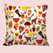 6thCross Printed  Cushion Cover with Inside Filler |assorted pattern Cushion | 12" x 12" | Best for Gift