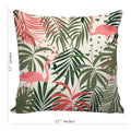 6thCross Printed  Cushion Cover with Inside Filler |autumn leaves new Cushion | 12" x 12" | Best for Gift