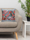 6thCross Printed  Cushion Cover with Inside Filler |autumn leaves Cushion | 16" x 16" | Best for Gift