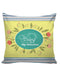 6thCross Printed  Cushion Cover with Inside Filler |baby be valentine Cushion | 16" x 16" | Best for Gift