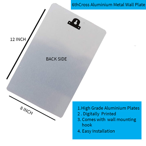 Aluminium Retro Metal Sign Wall Plates Plaque Poster Cafe Wall Art Sign Gift 12 X 8 INCH | Marylin