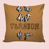 6thCross Printed  Cushion Cover with Inside Filler |be best Cushion | 12" x 12" | Best for Gift
