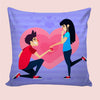 6thCross PrintedCushion Cover with Inside Filler |be my love Cushion | 12" x 12" | Best for Gift