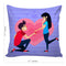 6thCross Printed  Cushion Cover with Inside Filler |be my love Cushion | 12" x 12" | Best for Gift