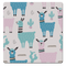 MDF Coasters  4 X 4 INCH |Beautiful Digitally Printed| Set of 4 |blue lama pattern