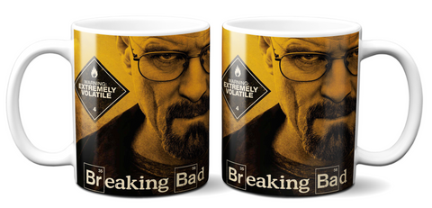 6thCross "breaking bad" printed Ceramic Tea and Coffee Mug | 11 Oz | Best Gift for Valentine Birthday  Aniiversary