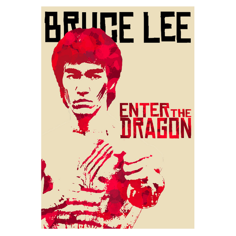 Aluminium Retro Metal Sign Wall Plates Plaque Poster Cafe Wall Art Sign Gift 12 X 8 INCH | bruce lee (2)