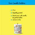 Multi-use candle holder | 11 oz | digitally printed | dream candle holder